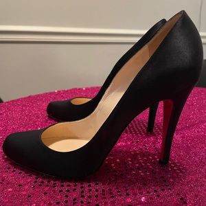 Christian Louboutin black pumps, size 39 IT size 9 US, great condition